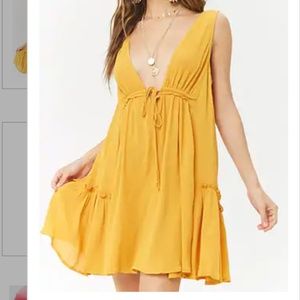Sleeveless Crinkled Mini Dress